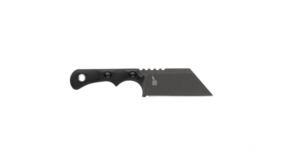 TOPS Knives Ivie 2.5in Fixed Blade Knife, 1095 Steel, Wharncliffe, Black Canvas Micarta, IV-02