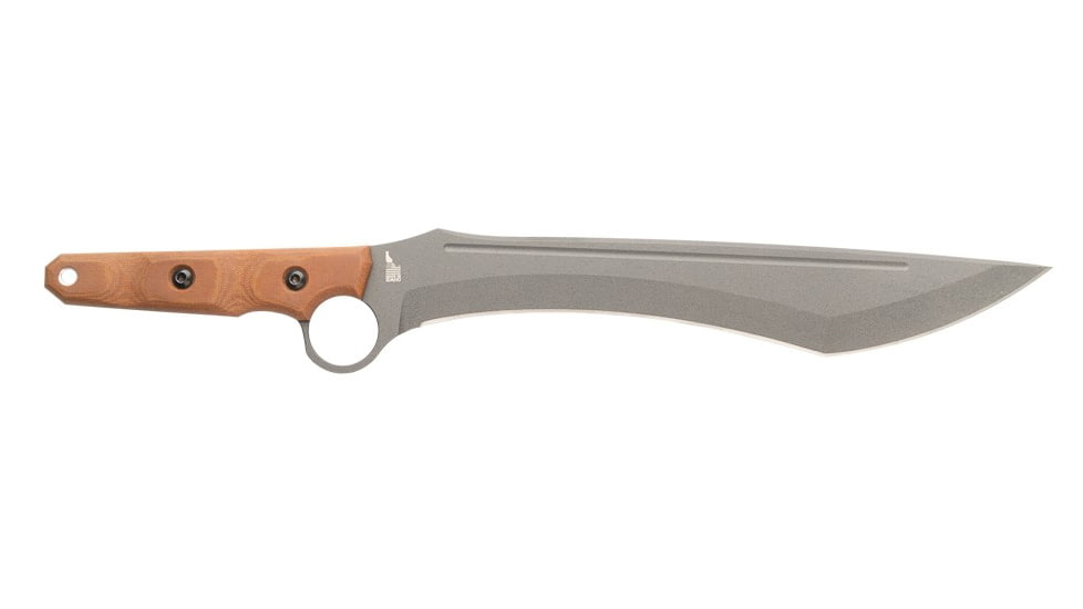 TOPS Knives Lilith 14 in Fixed Blade Knife, Steel, Tan Canvas Micarta, Black Kydex, LTH-01