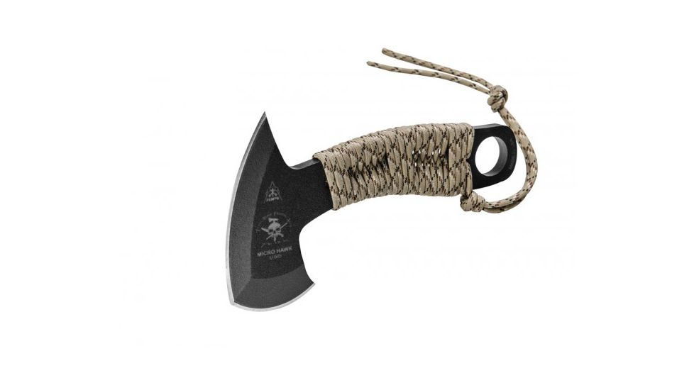 Tops Knives Microhawk Mini Axe, Brown, 1.95in, MHAWK-01