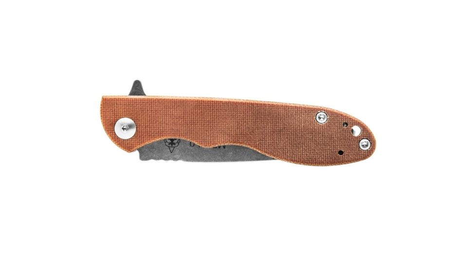 Tops Knives Mini Scandi Folder Knife 4.0, Tan MSF-4.0