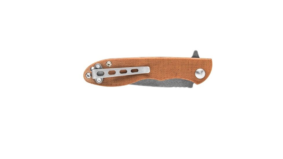 Tops Knives Mini Scandi Folder Knife 4.0, Tan MSF-4.0