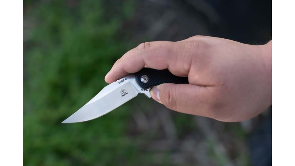 TOPS Knives MSF Linerlock Black Elmax