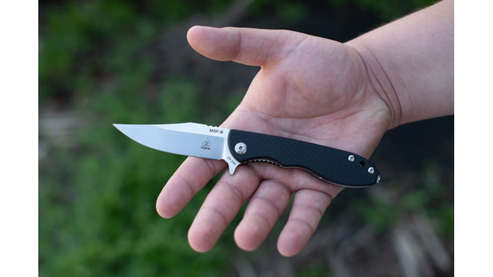 TOPS Knives MSF Linerlock Black Elmax