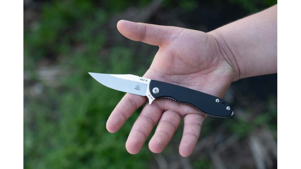 TOPS Knives MSF Linerlock Black Elmax