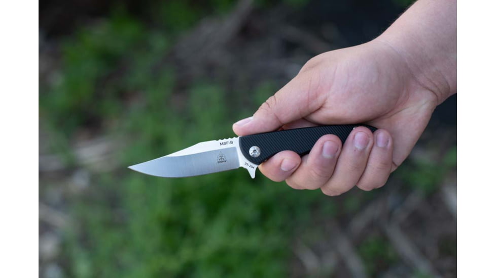 TOPS Knives MSF Linerlock Black Elmax