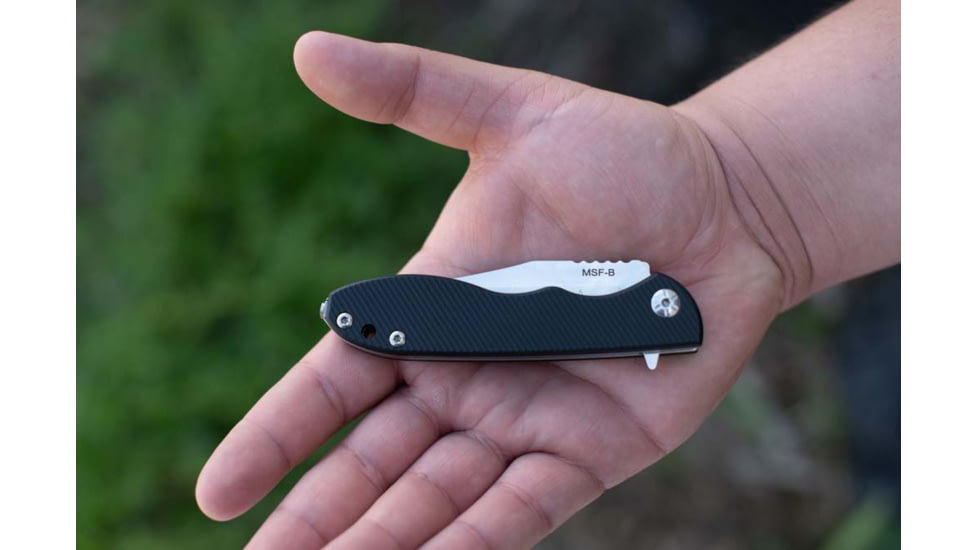 TOPS Knives MSF Linerlock Black Elmax