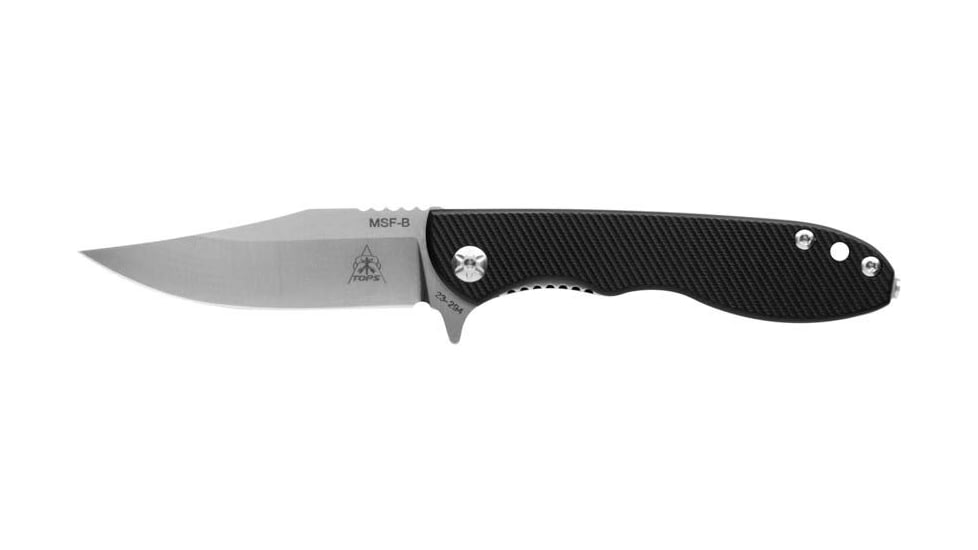 TOPS Knives MSF Linerlock Black Elmax