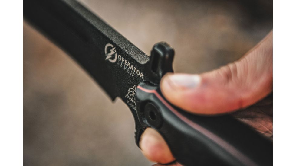 TOPS Knives Operator 7 Blackout Edition, Black OP7-02