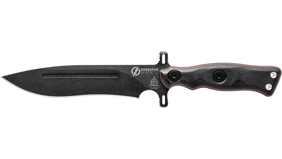 TOPS Knives Operator 7 Blackout Edition, Black OP7-02
