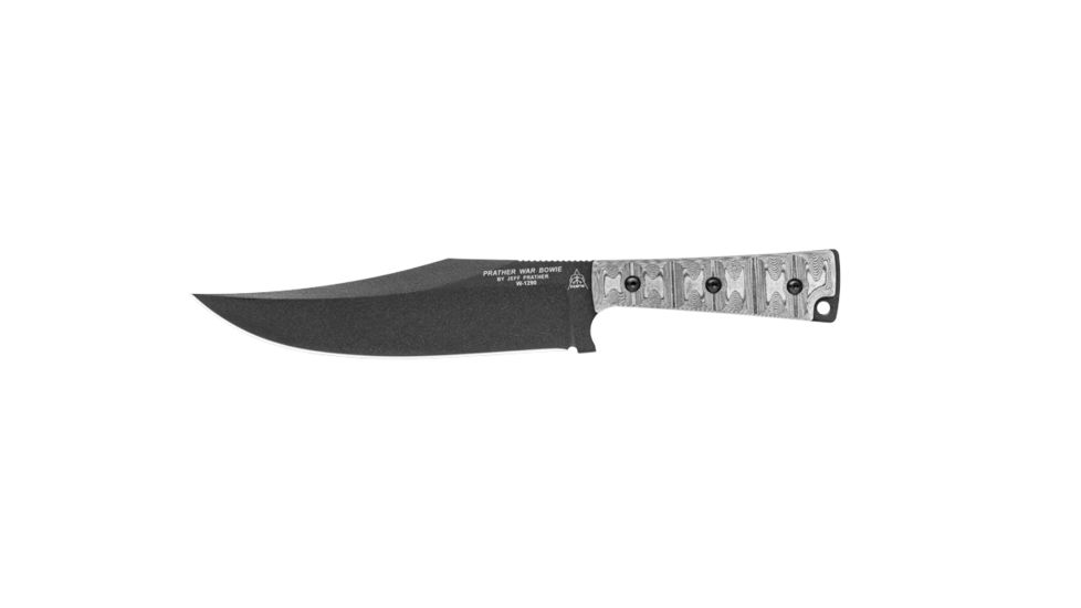Tops Knives Prather War Bowie Fixed Blade Knife TPPWB01