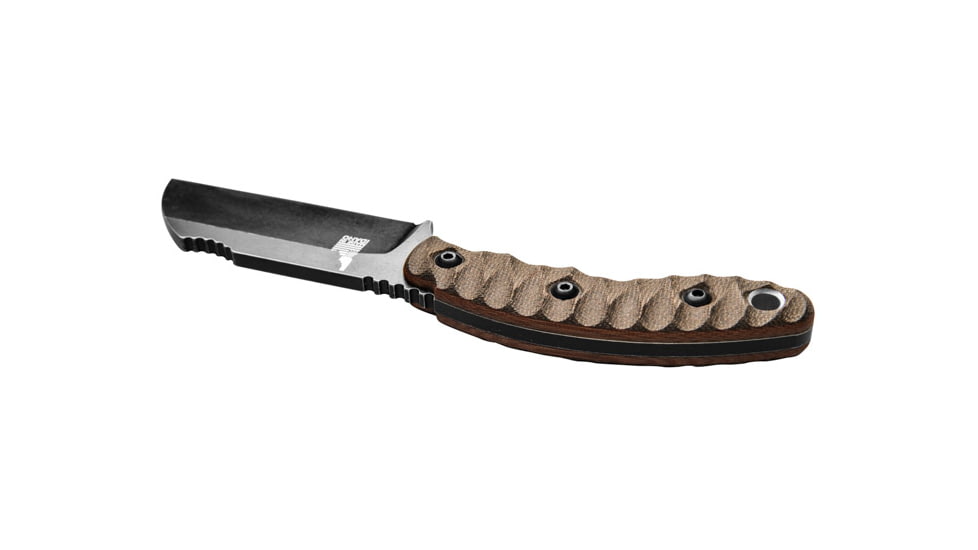 TOPS Knives Sheep Creek Knife, 3.75in, 154CM, Fixed Blade, Green w/ Tan liner, SPCK-01