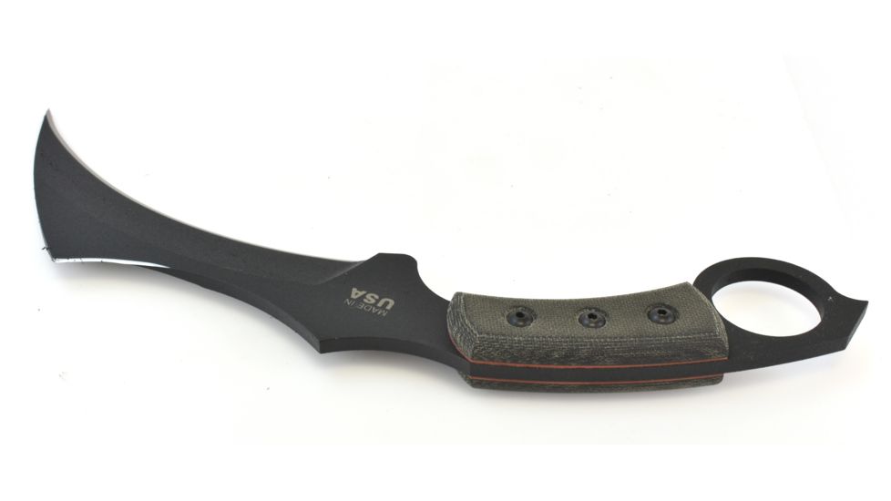 Tops Knives TAC Karambit, Black, 7.13in, TAC-01