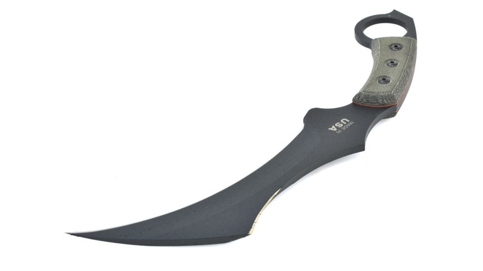 Tops Knives TAC Karambit, Black, 7.13in, TAC-01