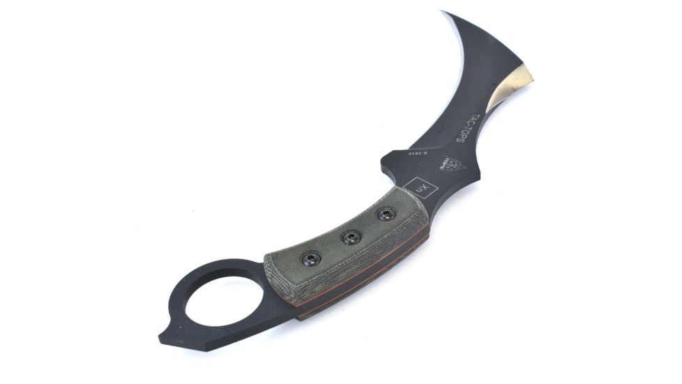 Tops Knives TAC Karambit, Black, 7.13in, TAC-01