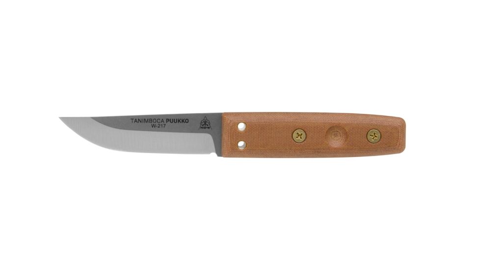 Tops Knives Tanimboca Puukko, Brown, TPUK-01