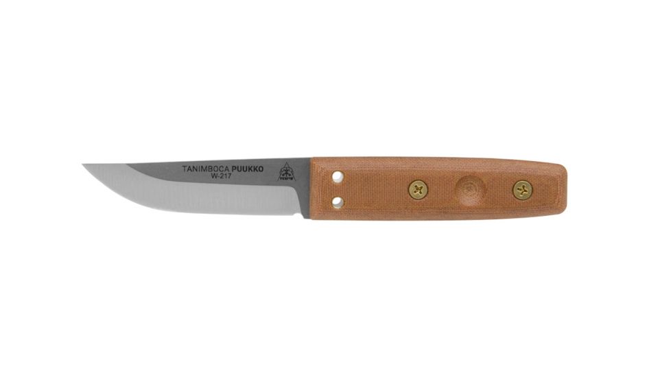 Tops Knives Tanimboca Puukko, Brown, TPUK-01