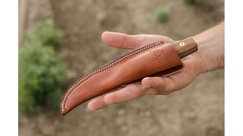 Tops Knives Tanimboca Puukko, Brown, TPUK-01