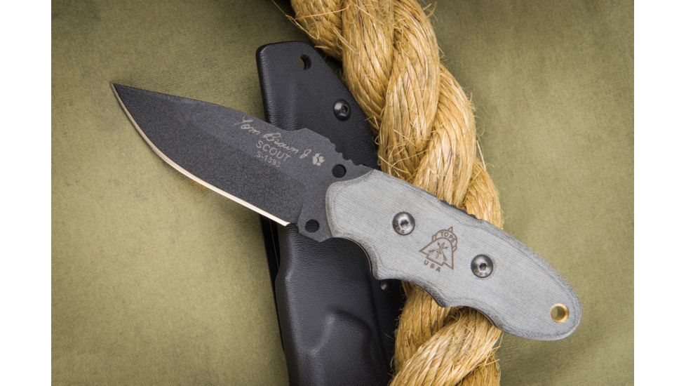 Tops Knives Tom Brown Scout Fixed Blade Knife TPS010