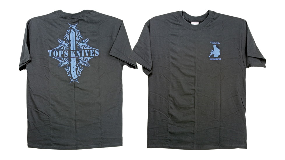 Tops Knives Tribal Art T-Shirt Large, Large TPTSBBTALG