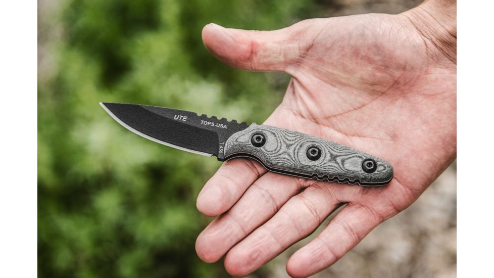 Tops Knives UTE Utility Tool Edged Fixed Blade Knife TPUTE02