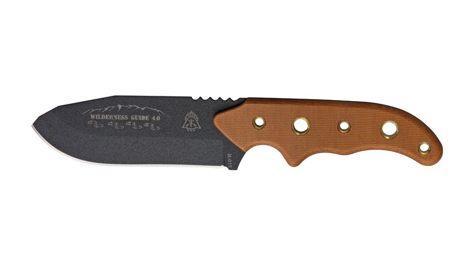 Tops Knives Wilderness Guide 40 Fixed Blade Knife TPWSG4