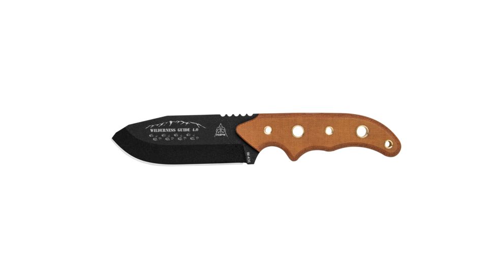 Tops Knives Wilderness Guide 40 Fixed Blade Knife TPWSG4