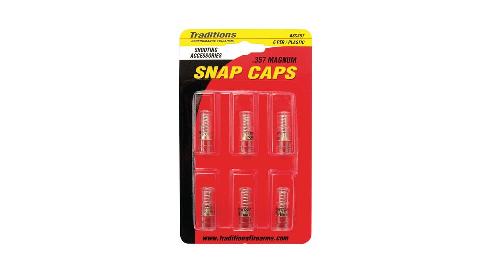 Traditions Snap Caps Pistol .357 Magnum 6 Per Package