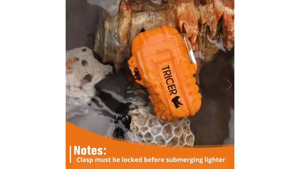 Tricer Arc Lighter, Orange, AL- LTR - 1
