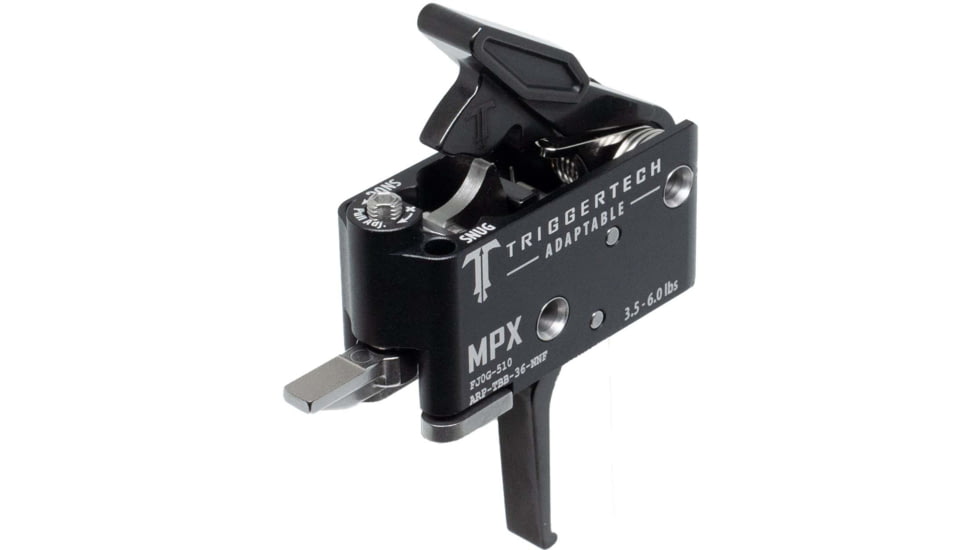 Triggertech ARPTBB36NNF Adaptable Sig MPX Black PVD Two-Stage Flat 3.50-6 Lbs
