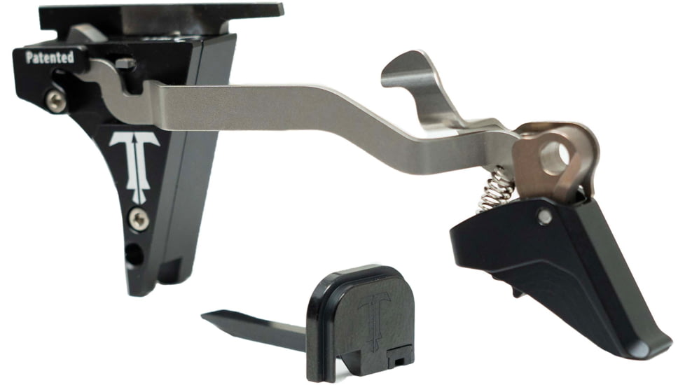 Triggertech Glock Gen 1-5 Competitive Special Pistol Trigger, Straight Flat, 2.5 - 6 lb, Black, G9B0-SBS-26-CIBF