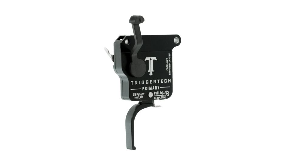 Triggertech Rem 700 Black Primary Flat Trigger, PVD Black R70-SBB-14-TBF
