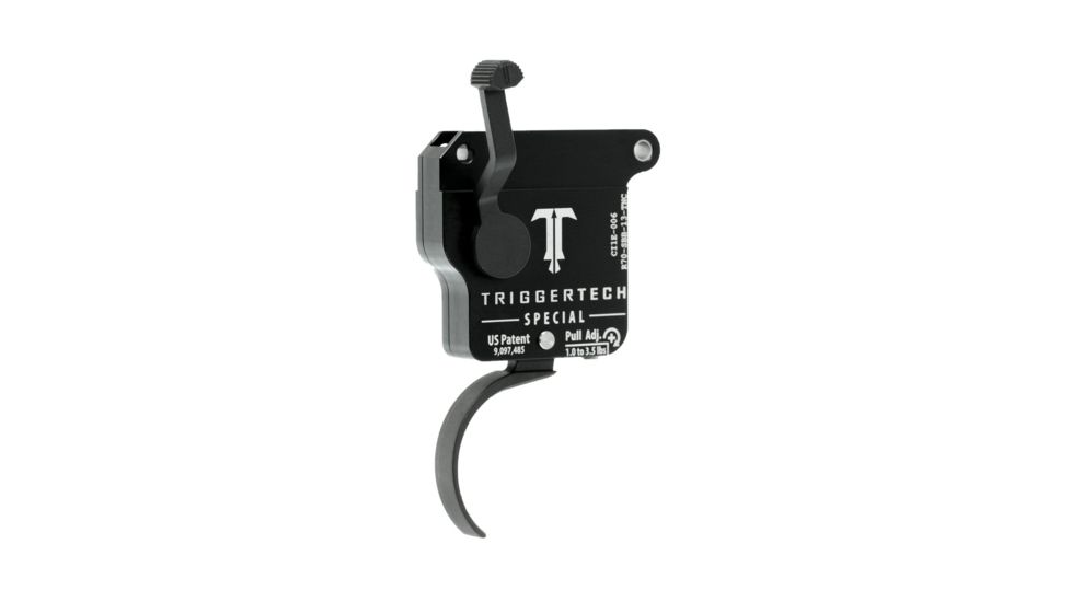 Triggertech Rem 700 Black Special Curved Clean Trigger, PVD Black R70-SBB-13-TNC