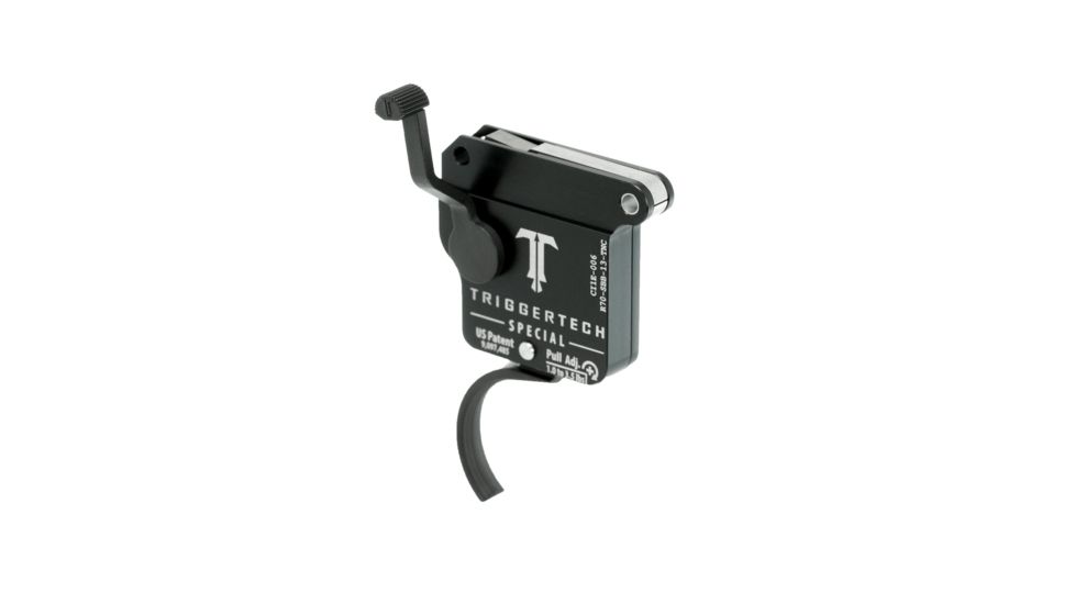 Triggertech Rem 700 Black Special Curved Clean Trigger, PVD Black R70-SBB-13-TNC