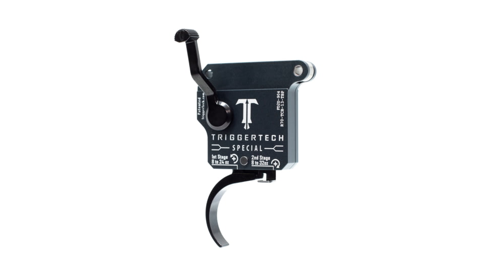 Triggertech Remington 700 Two-Stage Special Trigger Pro Curved w/Bolt Release, Black, R70-TCB-13-TBP