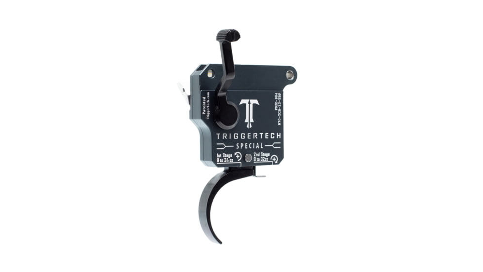 Triggertech Remington 700 Two-Stage Special Trigger Pro Curved w/Bolt Release, Black, R70-TCB-13-TBP