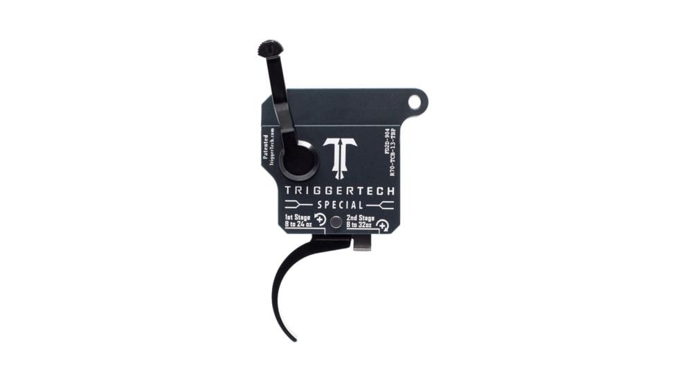 Triggertech Remington 700 Two-Stage Special Trigger Pro Curved w/Bolt Release, Black, R70-TCB-13-TBP