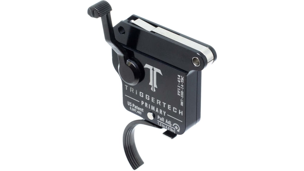 Triggertech Remington Model 7 Curved Trigger, BLACK, REMINGTON MODEL 7, RM7-SBB-14-TBC