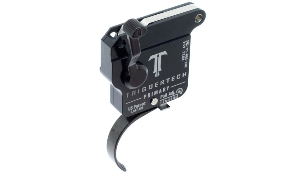 Triggertech Remington Model 7 Curved Trigger, BLACK, REMINGTON MODEL 7, RM7-SBB-14-TBC