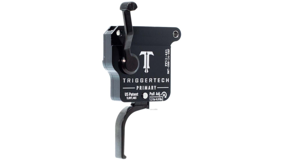 Triggertech Remington Model 7 Primary Flat Trigger, BLACK, REMINGTON MODEL 7, RM7-SBB-14-TBF