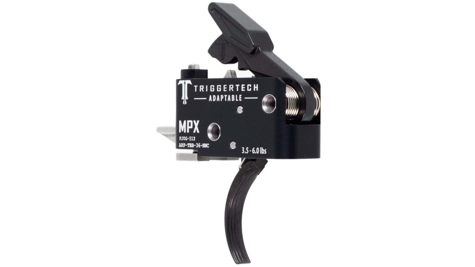 Triggertech SIG MPX Adaptable Trigger, Curved, 3.5-6 lbs., Black, ARP-TBB-36-NNC