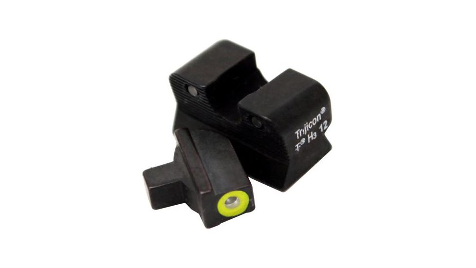 Trijicon 1911 Colt Cut HD Night Sight Set - Yellow Front Outline CA101Y