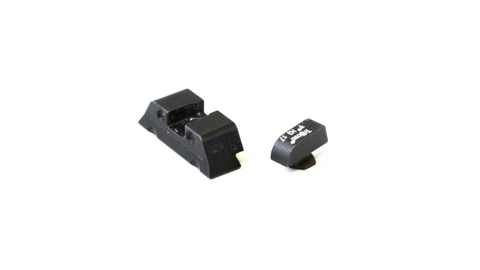 Trijicon Bright &amp; Tough 3 Dot Night Sight Set, Green Front &amp; Rear - For Glock 17/17L/19/22/23/24/26/27/33/34/35/38/39 - GL01