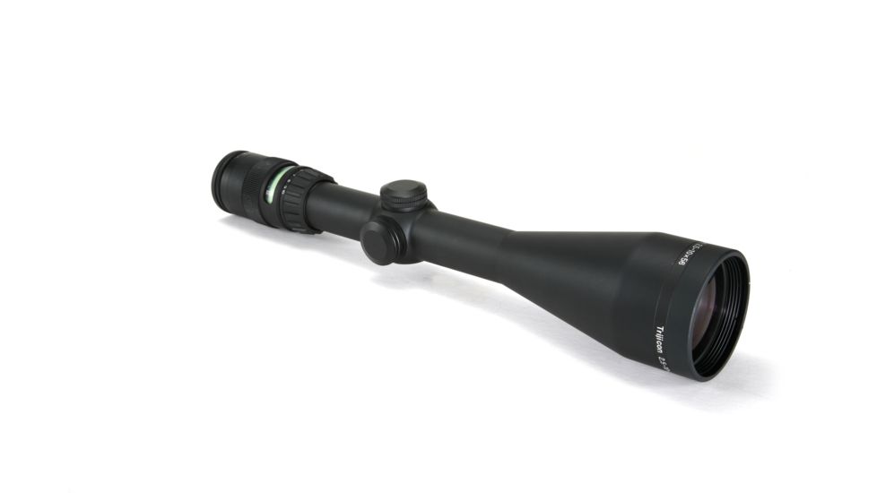 Trijicon AccuPoint TR-22 2.5-10x56mm Rifle Scope, 30 mm Tube, Second Focal Plane, Black, Green Mil-Dot Crosshair w/ Dot Reticle, MOA Adjustment, TR22-2G