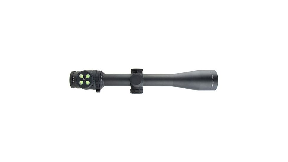 Trijicon AccuPoint TR-26 2.5-12.5x42mm Rifle Scope, 30 mm Tube, Second Focal Plane, Black, Green MOA-Dot Crosshair w/ Dot Reticle, MOA Adjustment, 200104