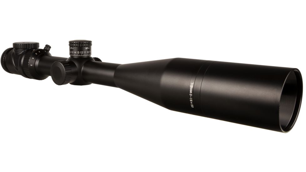 Trijicon AccuPoint TR-34 3-18x50mm Rifle Scope, 30 mm Tube, Second Focal Plane, Black, Green MOA Ranging Reticle w/ Dot, MOA Adjustment, 200158