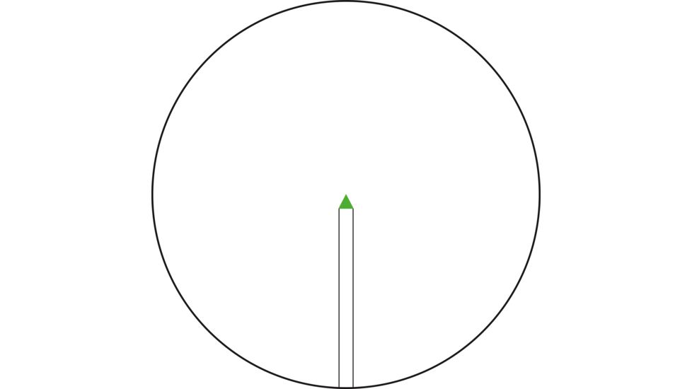 Trijicon AccuPoint TR-33 5-20x50mm Rifle Scope, 30 mm Tube, Second Focal Plane, Satin, Black, Green BAC Triangle Post Reticle, MOA Adjustment, 200154