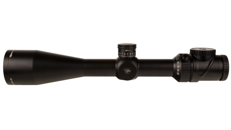 Trijicon AccuPoint TR-33 5-20x50mm Rifle Scope, 30 mm Tube, Second Focal Plane, Satin, Black, Green MOA Ranging Reticle w/ Dot, MOA Adjustment, 200151