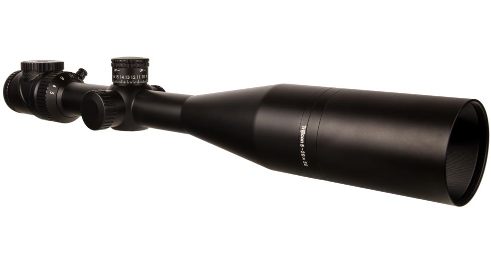 Trijicon AccuPoint TR-33 5-20x50mm Rifle Scope, 30 mm Tube, Second Focal Plane, Satin, Black, Green MOA Ranging Reticle w/ Dot, MOA Adjustment, 200151