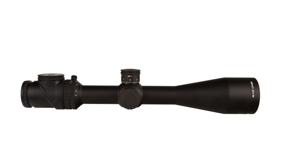 Trijicon AccuPoint TR-33 5-20x50mm Rifle Scope, 30 mm Tube, Second Focal Plane, Satin, Black, Green MRAD Ranging Reticle w/ Dot, Mil Rad Adjustment, 200149