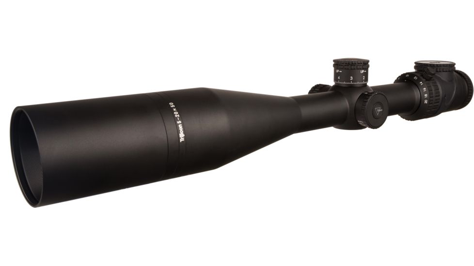 Trijicon AccuPoint TR-33 5-20x50mm Rifle Scope, 30 mm Tube, Second Focal Plane, Satin, Black, Green MRAD Ranging Reticle w/ Dot, Mil Rad Adjustment, 200149